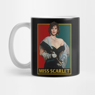 Retro style miss scarlet Mug